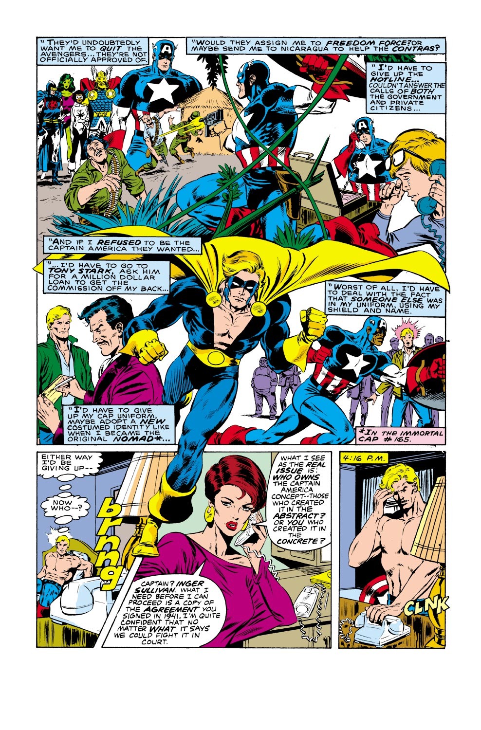 Read online Captain America (1968) comic -  Issue #332 - 16