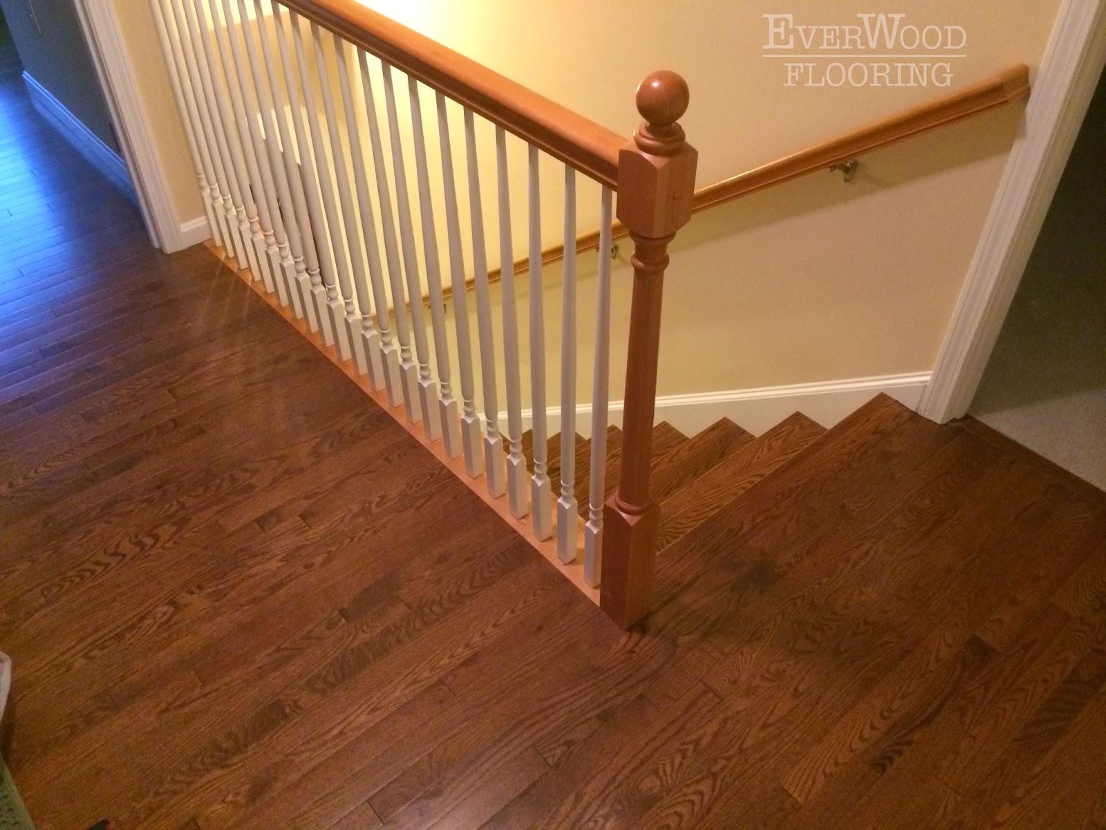 EverWood Flooring Project Profiles Prefinished Oak Install with Custom
