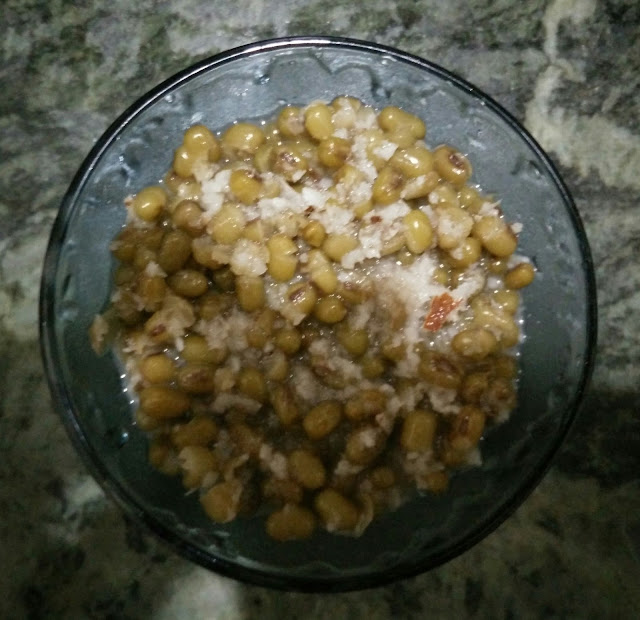 Sweet Moong Sundal Quick and Easy Recipe