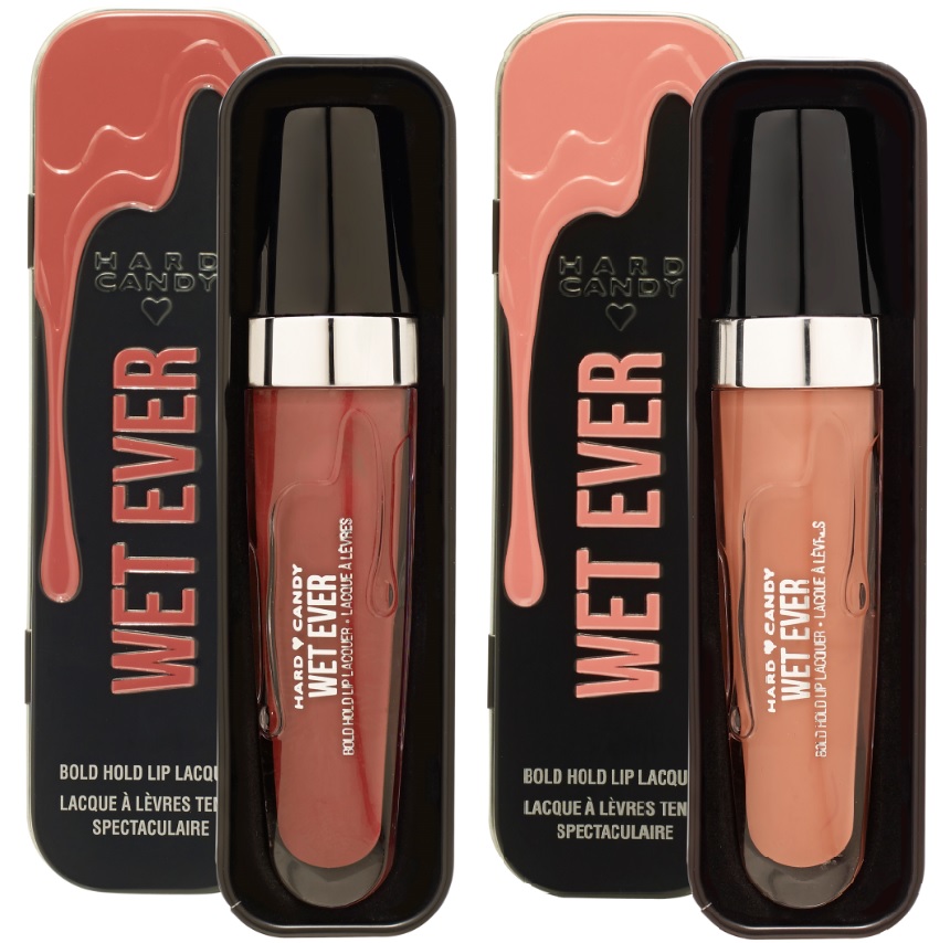 Hard Candy Wet Ever Bold Hold Lip Lacquer with swatches! Beauty