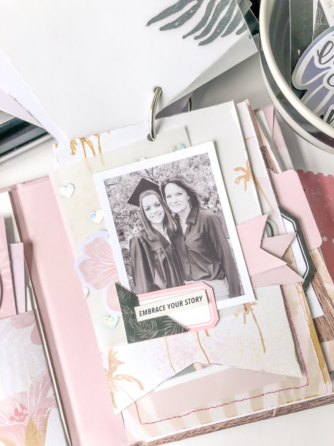 How to craft a Pieces of Me Mini Album with Heidi Swapp Old School