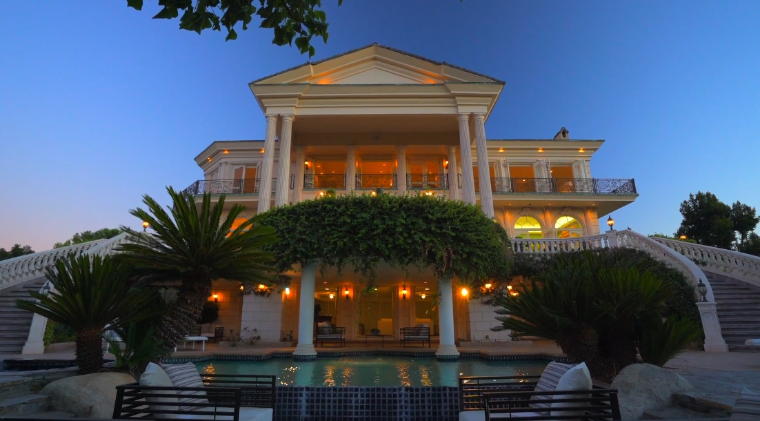 59 Interior Design Photos vs. Tour 3431 Caribeth Dr, Encino, CA Luxury Mansion