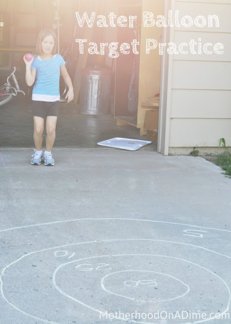 water balloon target practice