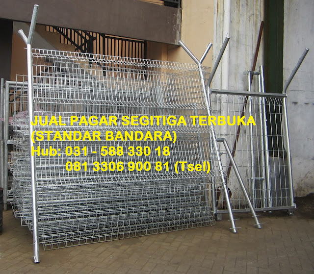 JUAL PAGAR BRC STANDARD BANDARA PAGAR BRC SEGITIGA TERBUKA DAN PAGAR WIREMESH