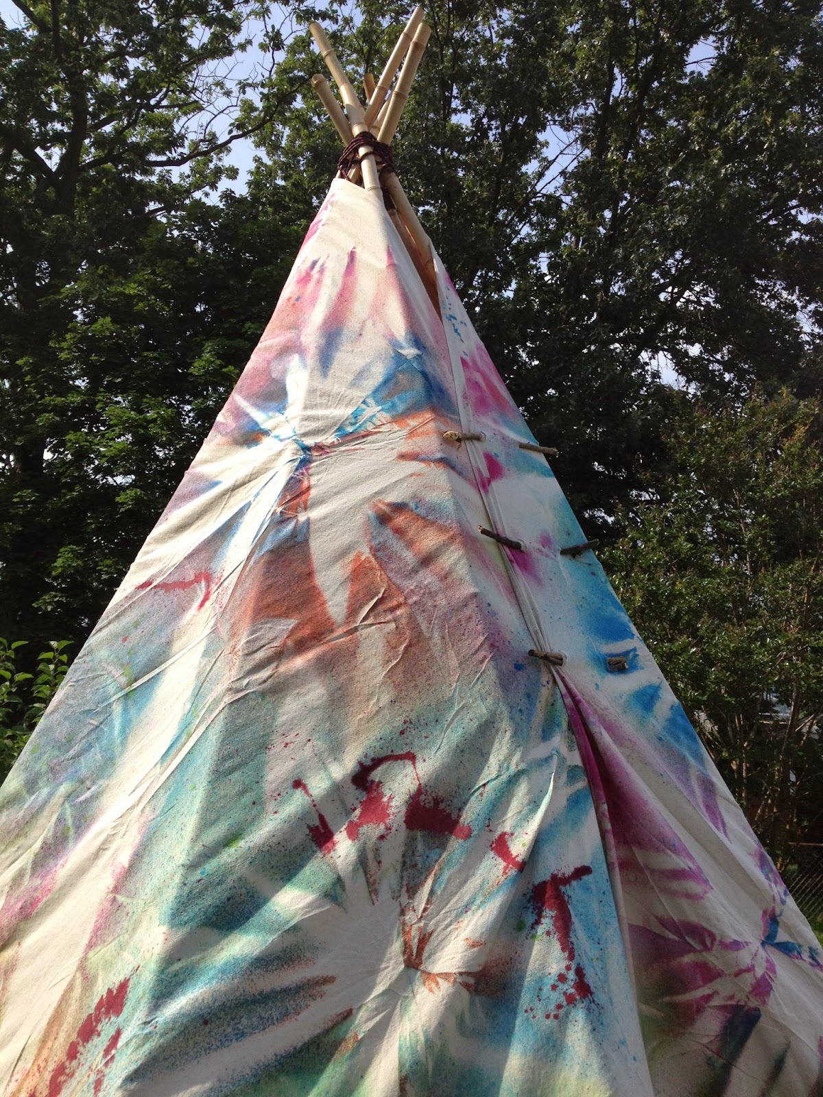 The BIG Olsen's A TieDyed Teepee for Two