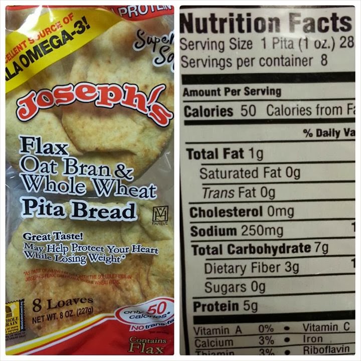 Shannon's Lightening the Load Joseph’s Flax Oat Bran & Whole Wheat