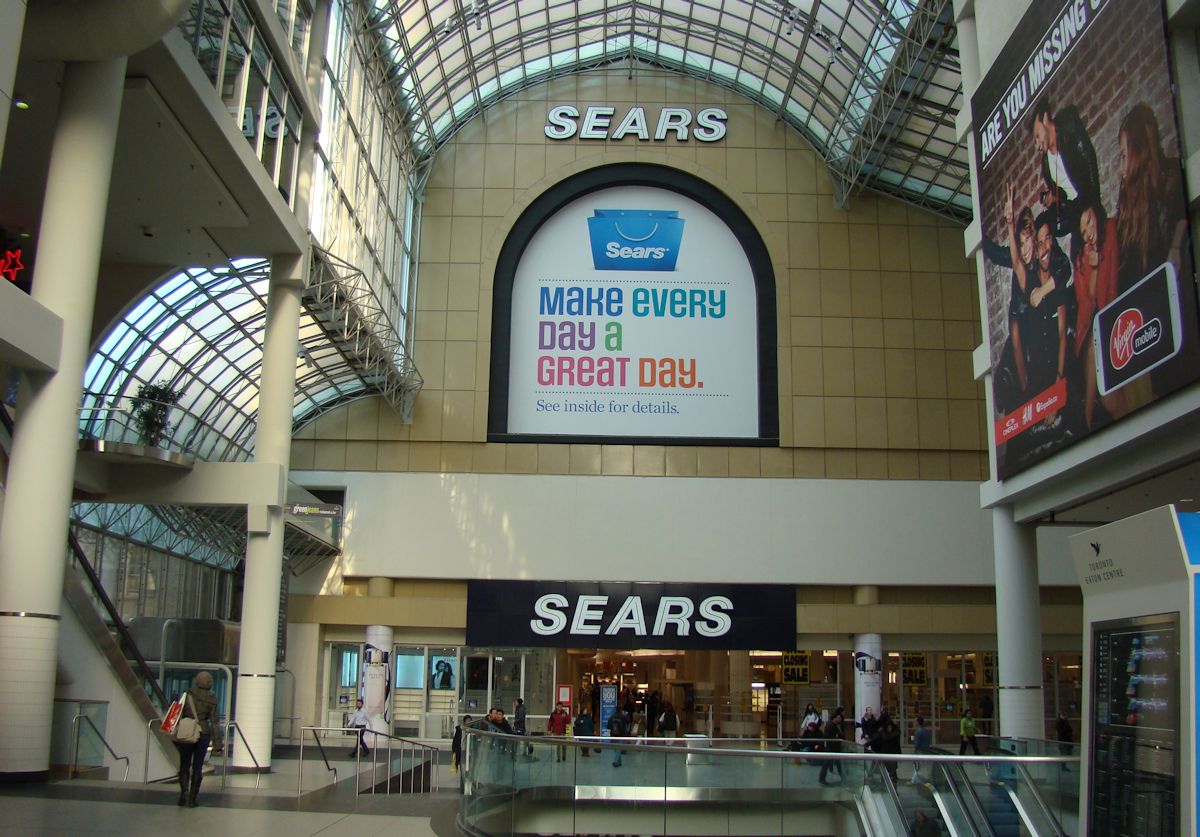 Toronto Eaton Centre Officially 40 Years of Shoppers