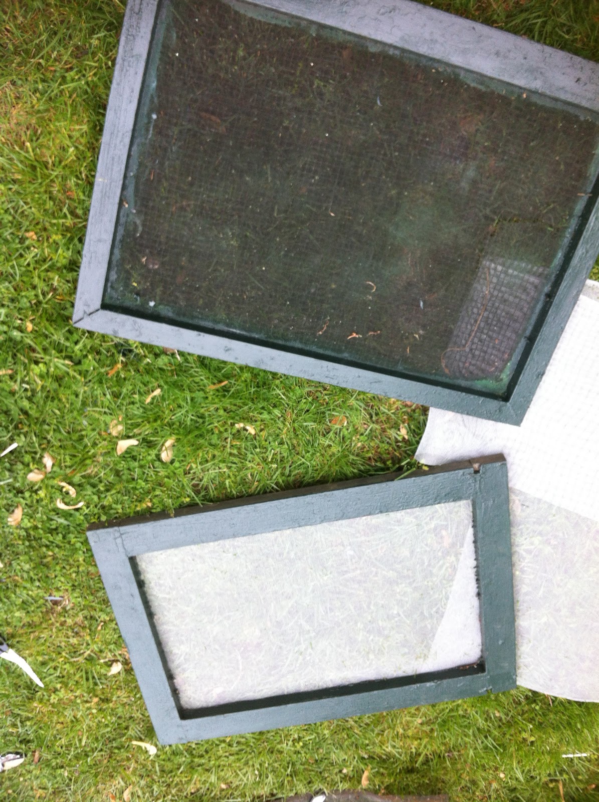 Our 'New' To Us 1910 Foursquare Home DIY basement window screens