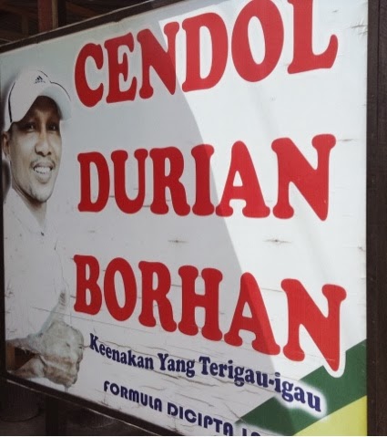 cendol,cendol durian borhan,cendol durian yang sedap, isteri manja, permintaan isteri, sedapnya, komen suami, 