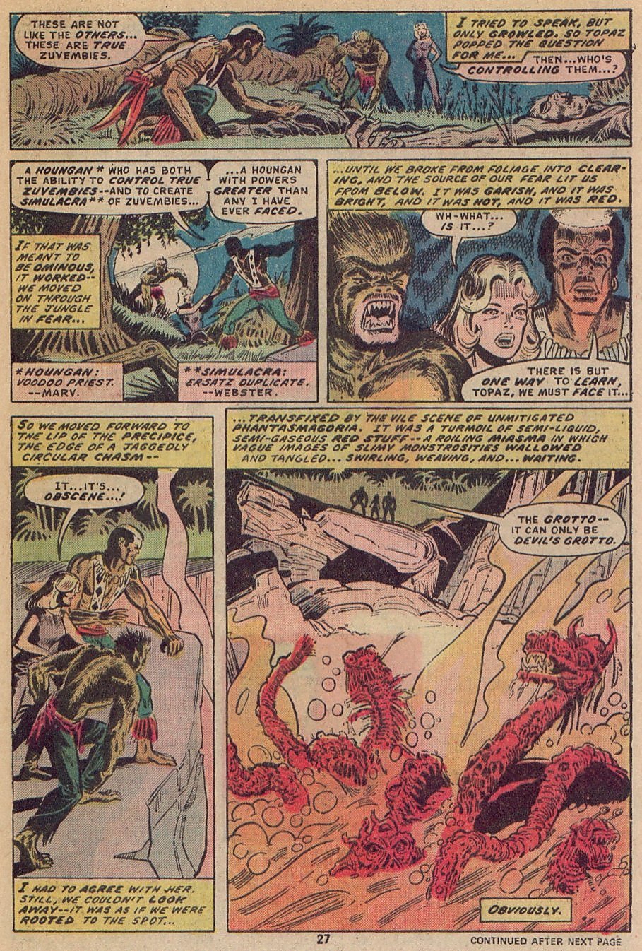 Read online Werewolf by Night (1972) comic -  Issue #39 - 18