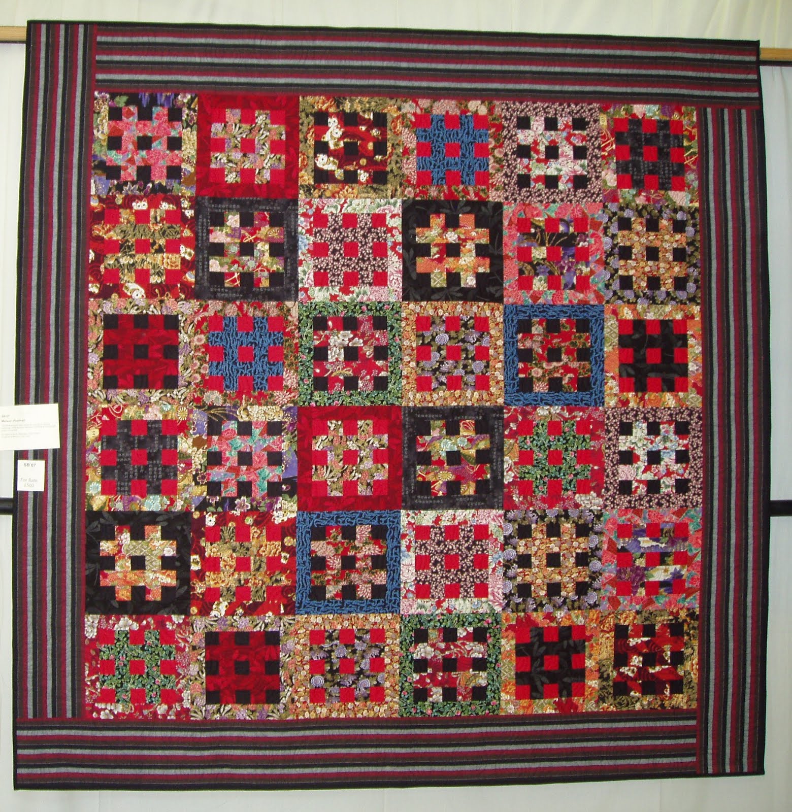 sashiko and other stitching 'Japanese Quilt Inspirations' quilts on