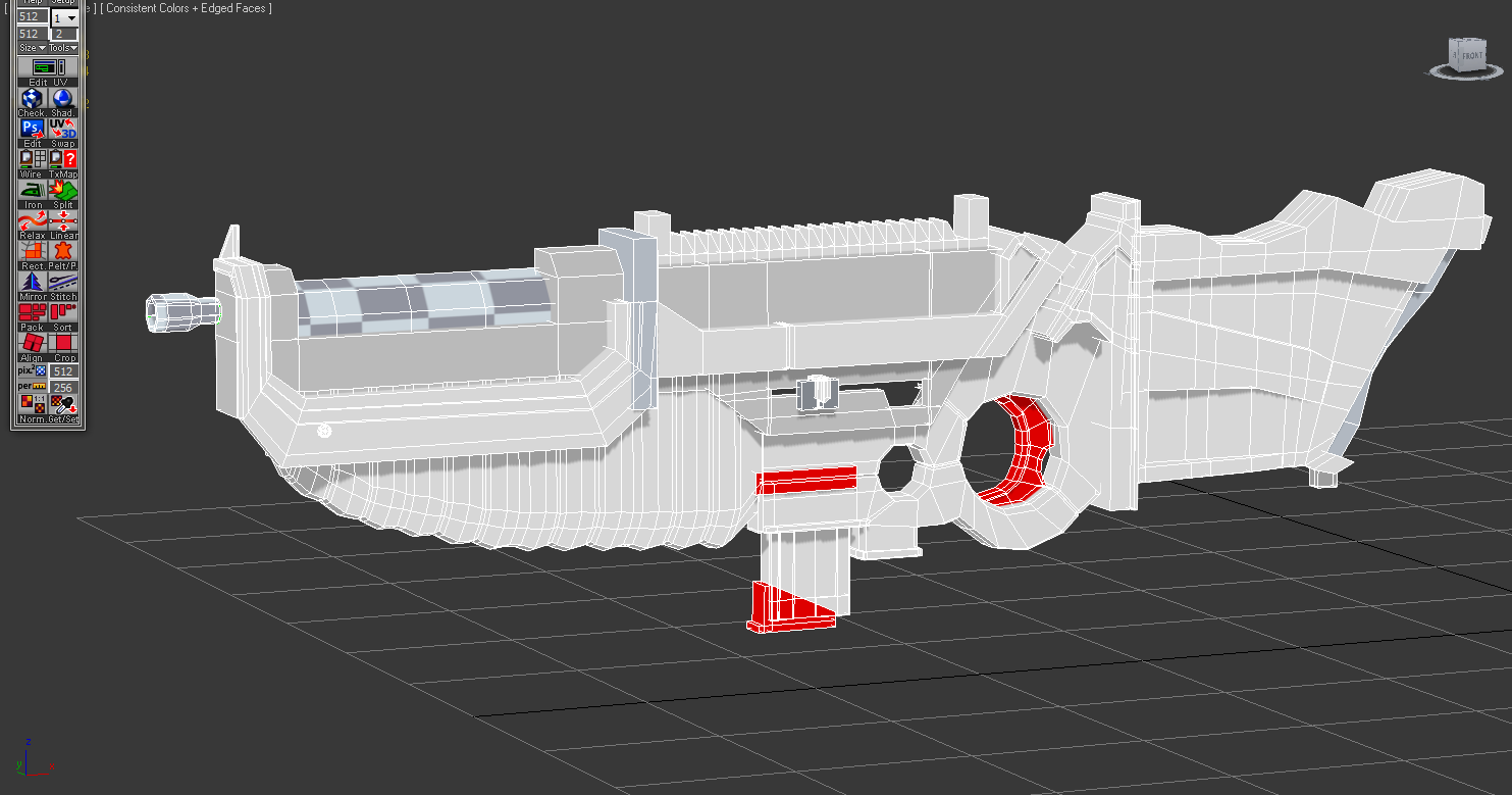 Games Design: A 3D Modelling Blog: WEAPON MODELLING - TEXTOOL UV ...