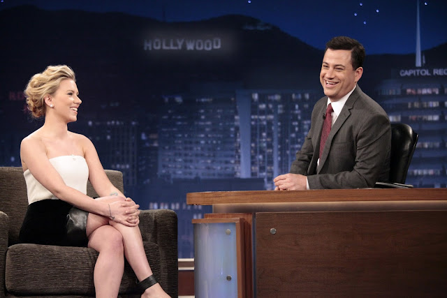 Actress, Singer, Model @ Scarlett Johansson - Jimmy Kimmel Live 