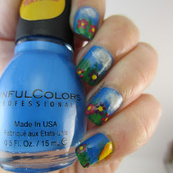 nail camping nature challenge go let manicure