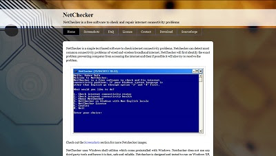 NetChecker, Dial Up and Connectivity