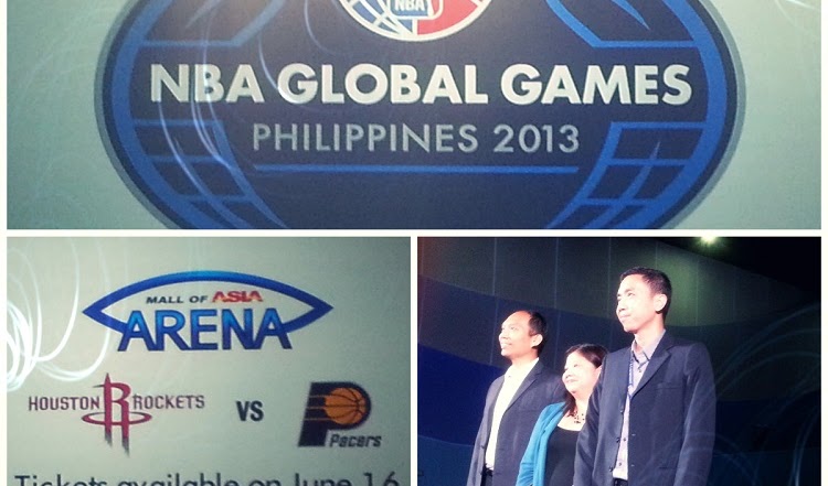 NBA Global Games Philippines: Houston Rockets vs Indiana Pacers on 10.10.13