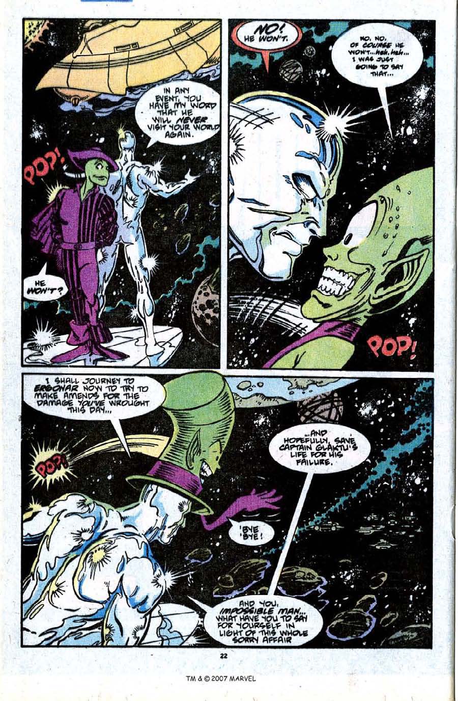 Read online Silver Surfer (1987) comic -  Issue #33 - 24