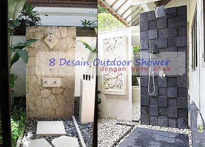 desain outdoor shower dengan batu alam batualamserponng.com
