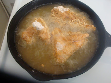 Frying Chicken Cast Iron Pan