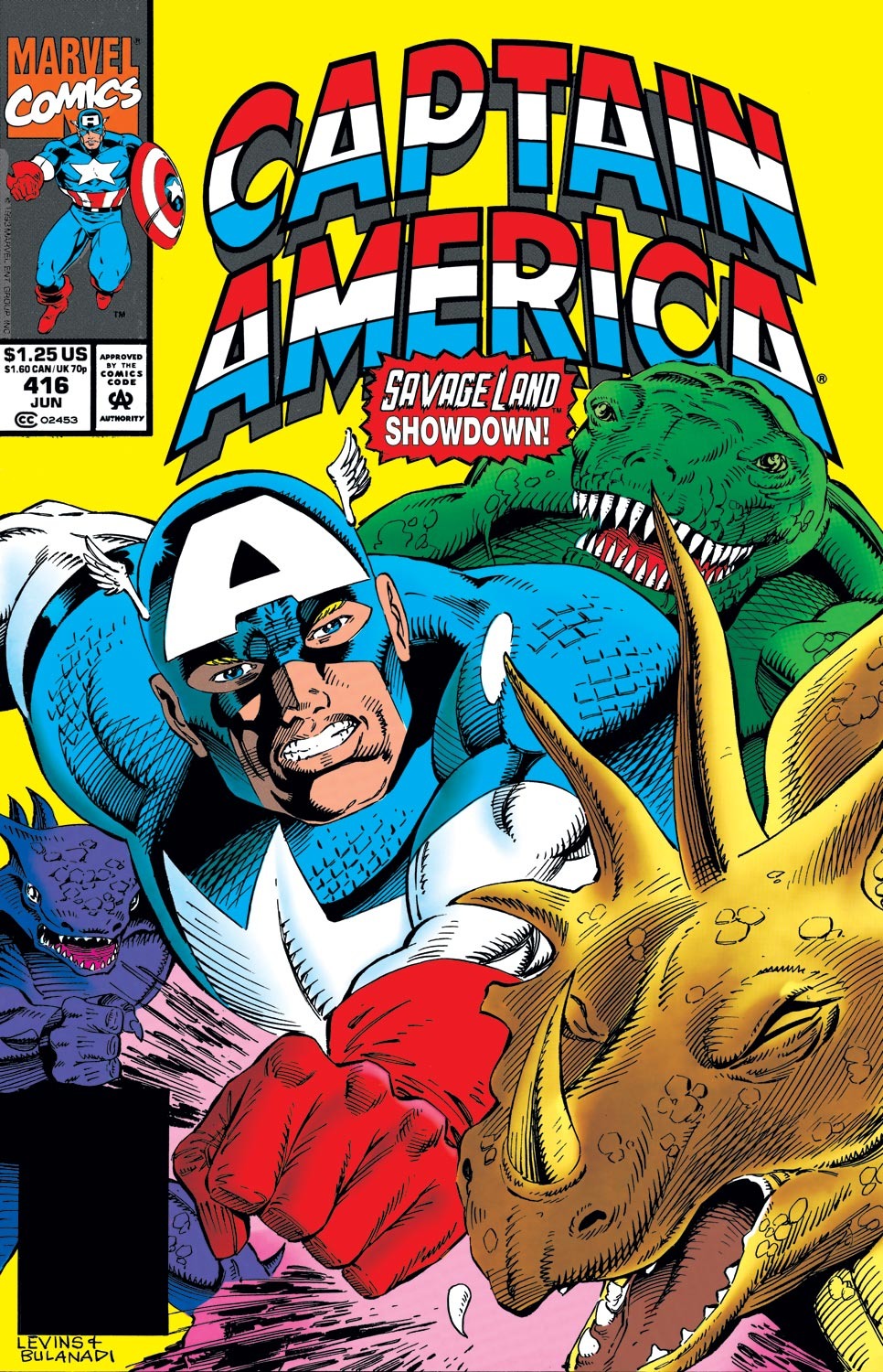 Read online Captain America (1968) comic -  Issue #416 - 1