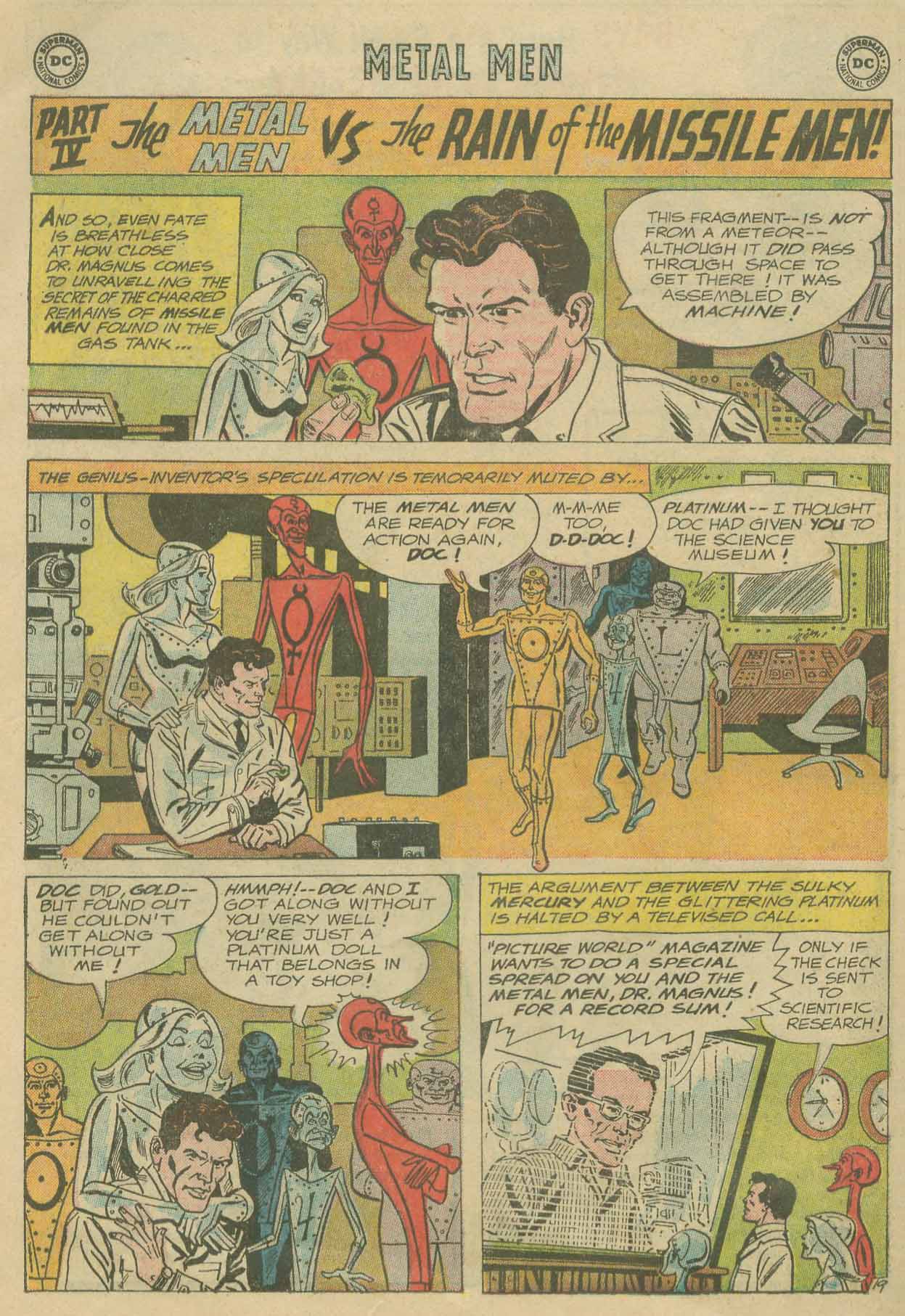 Read online Metal Men (1963) comic -  Issue #1 - 26