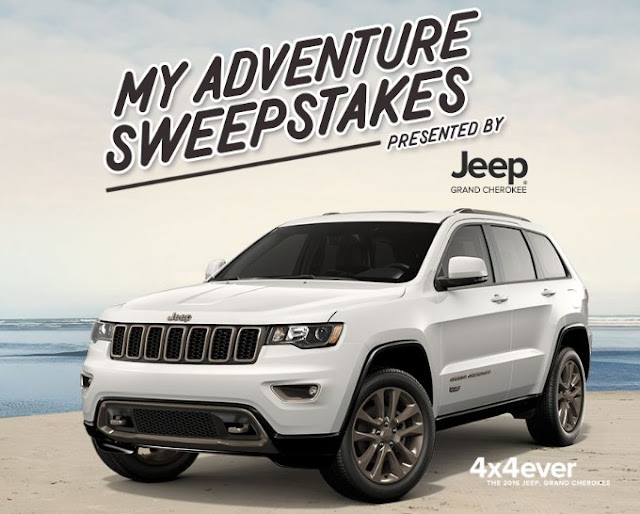 JEEP GRAND CHEROKEE MY ADVENTURE SWEEPSTAKES Jeep Grand Cherokee is presenting you with the chance to plan your ultimate summer getaway and enter to win $20,000 CASH to make those dreams a reality!