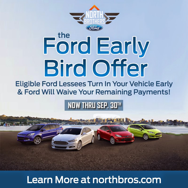 North Brothers Chronicle Ford Early Bird Offer at North Brothers Ford