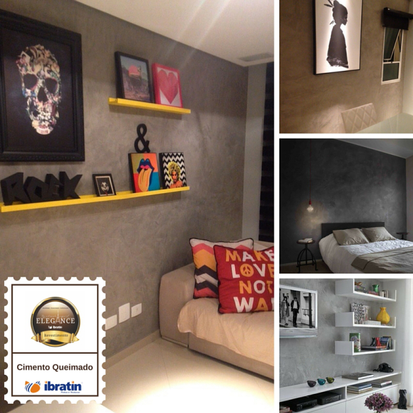 Como fazer parede de cimento queimado. Mistura pronta Faça Você Mesma. Blog Achados de Decoração Como fazer parede de cimento queimado. Mistura pronta Faça Você Mesma. Blog Achados de Decoração