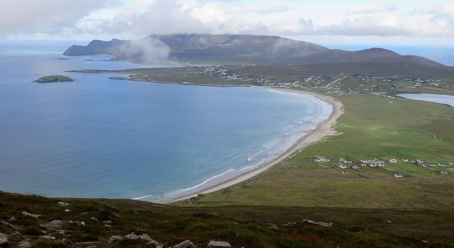 Alex and Bob`s Blue Sky Scotland Achill Island. Ballycroy National Park. Wild Atlantic Way