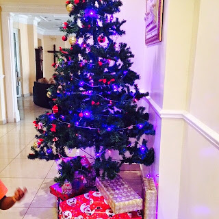 Christmas tree at Pastor Odukoya