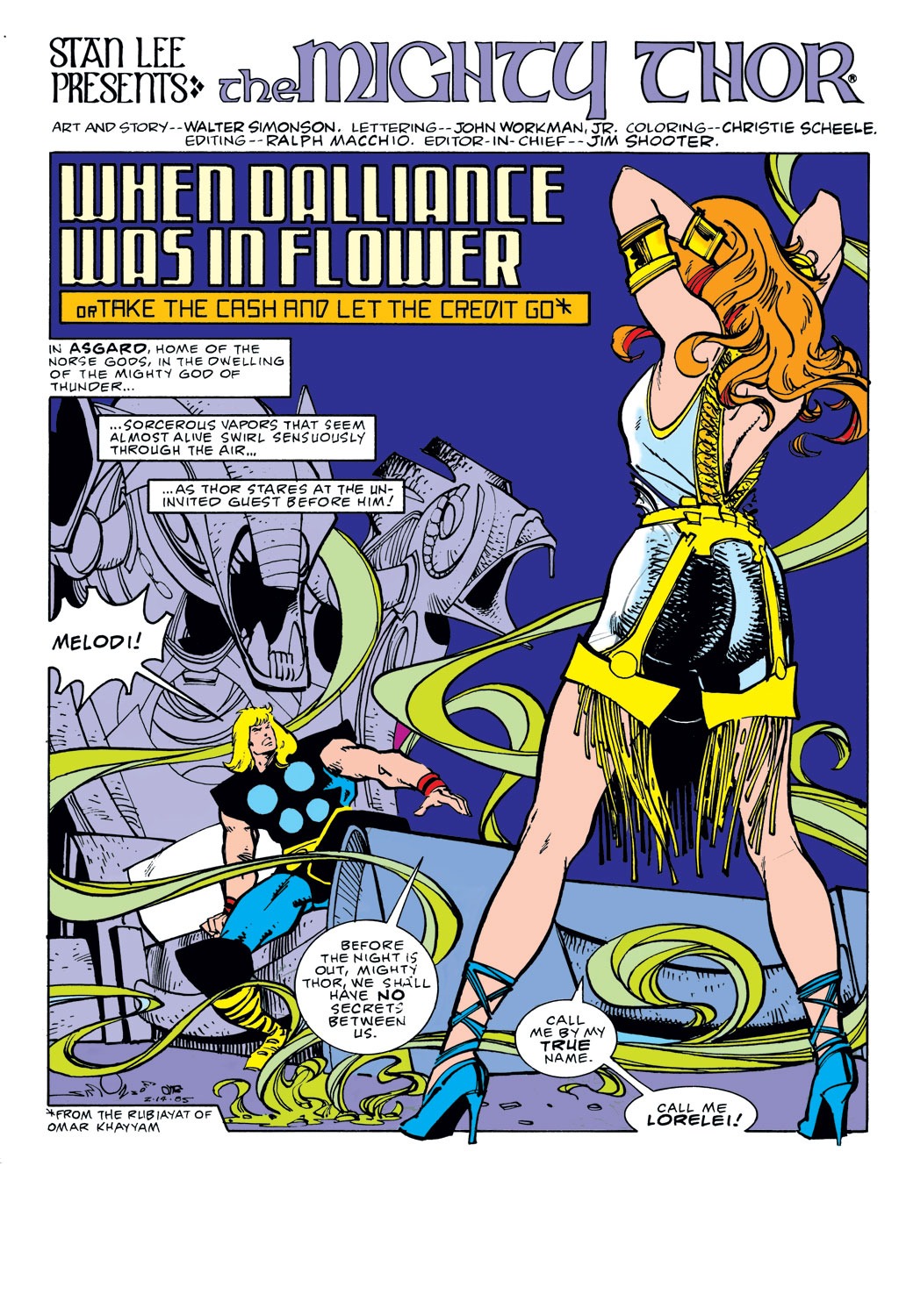 Read online Thor (1966) comic -  Issue #358 - 2