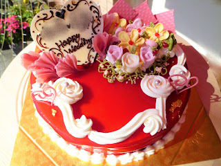 神奈川県小田原市中里のケーキ屋フロマージュのブログ 結婚祝いのデコレーションケーキ