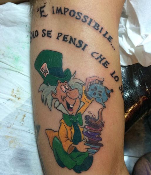 Alice In Wonderland Tattoos Alice In Wonderland Tattoos
