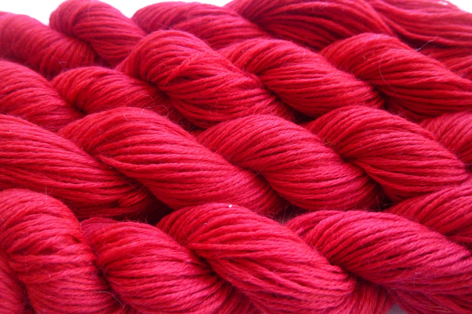 Bloomingdale Farm Natural Fiber and Yarn Cranberry Red Cashmere Wool