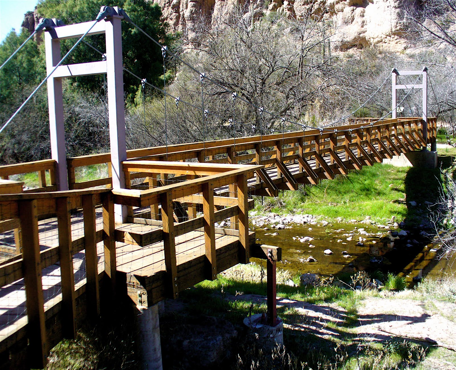 Alt. Build Blog A Wood Suspension Bridge