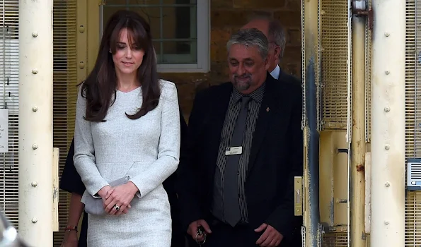 Catherine, Duchess of Cambridge visited a rehabiltation centre at HMP Send