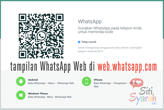 cara scan whatsapp web