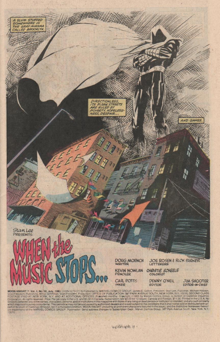 Read online Moon Knight (1980) comic -  Issue #32 - 3
