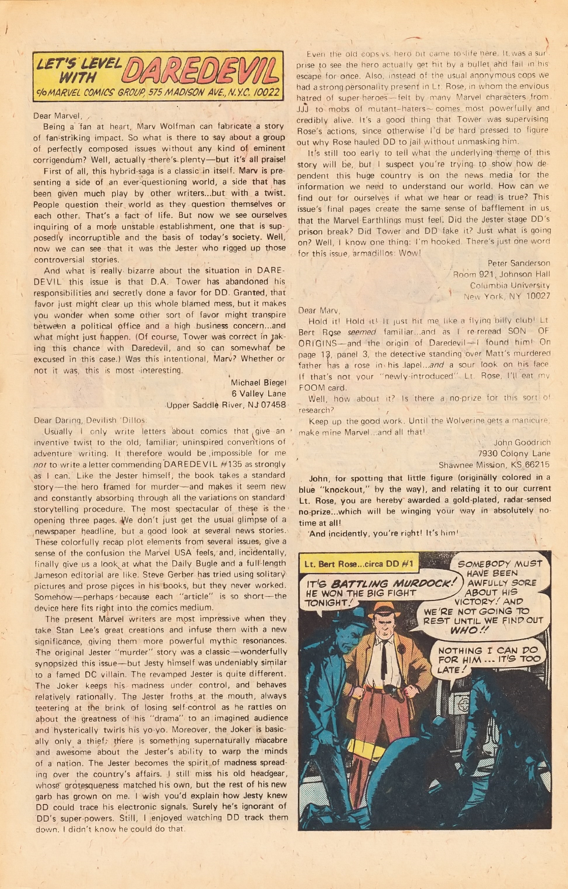 Read online Daredevil (1964) comic -  Issue #138 - 20