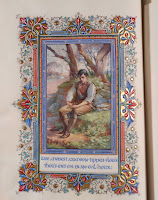 Painted miniature from Selected Poems of Robert Burns