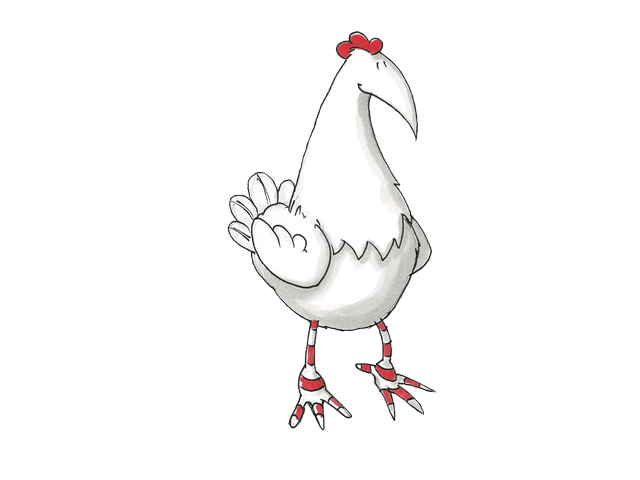 chicken animated gif, Kinderbuchillustration, Henne