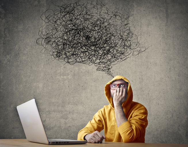 Como o cérebro trabalha para interromper um pensamento