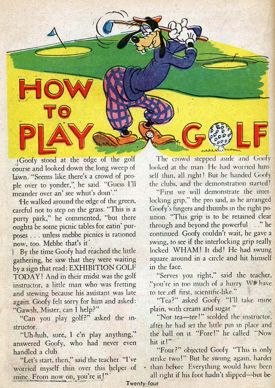 Read online Walt Disney's Comics and Stories comic -  Issue #34 - 26