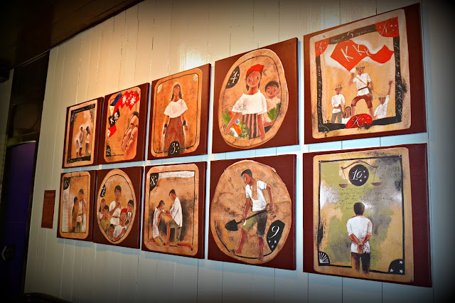 Paintings portraying Bonifacio's life