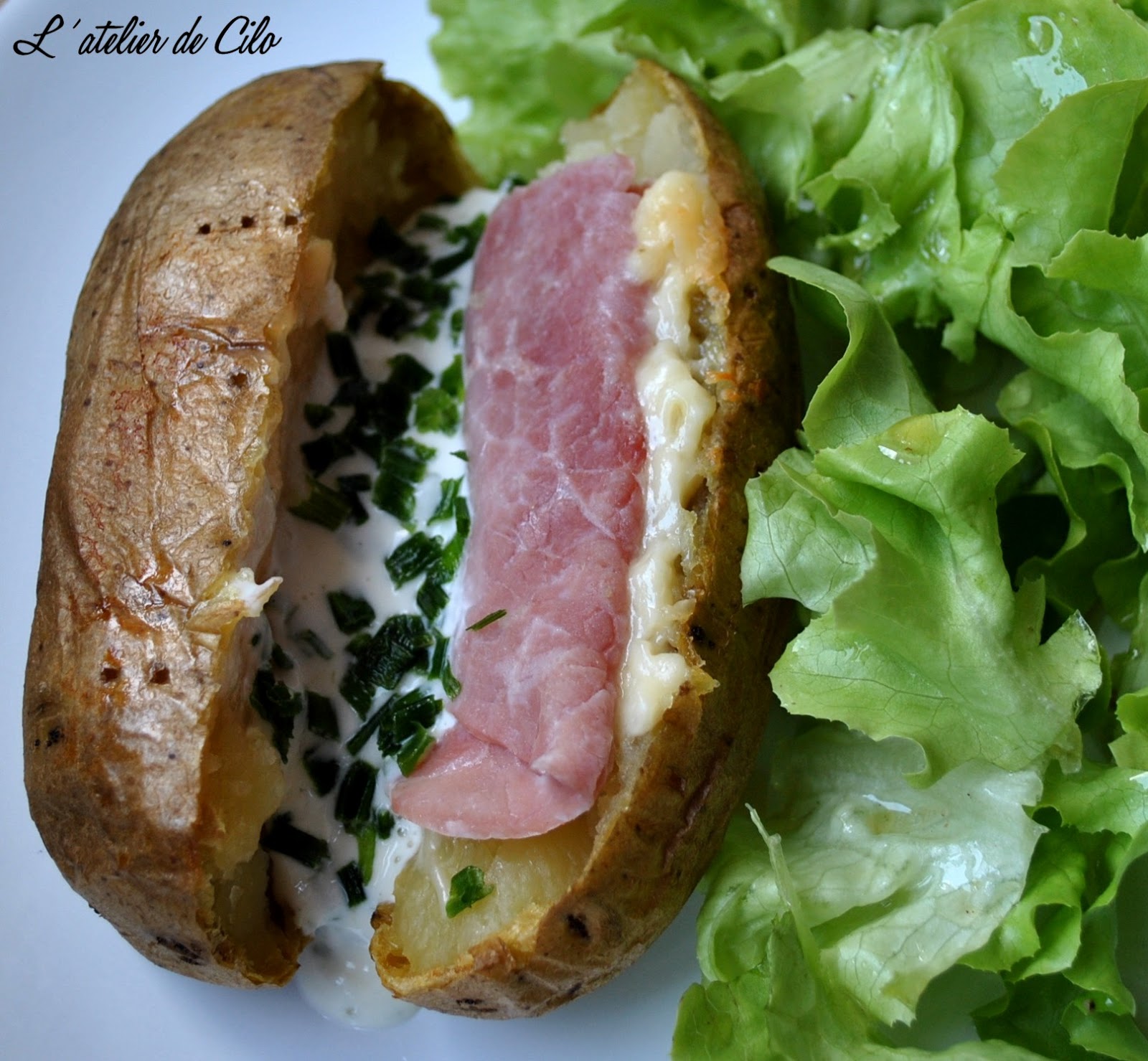 L'atelier de Cilo: Pommes de terre au four, au fromage blanc et à la