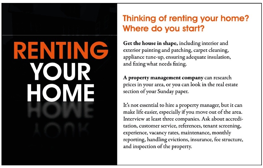 Where to start if you think of renting your home in Boise Idaho