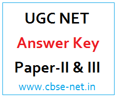 image : UGC NET Answer Key @ cbse-net.in