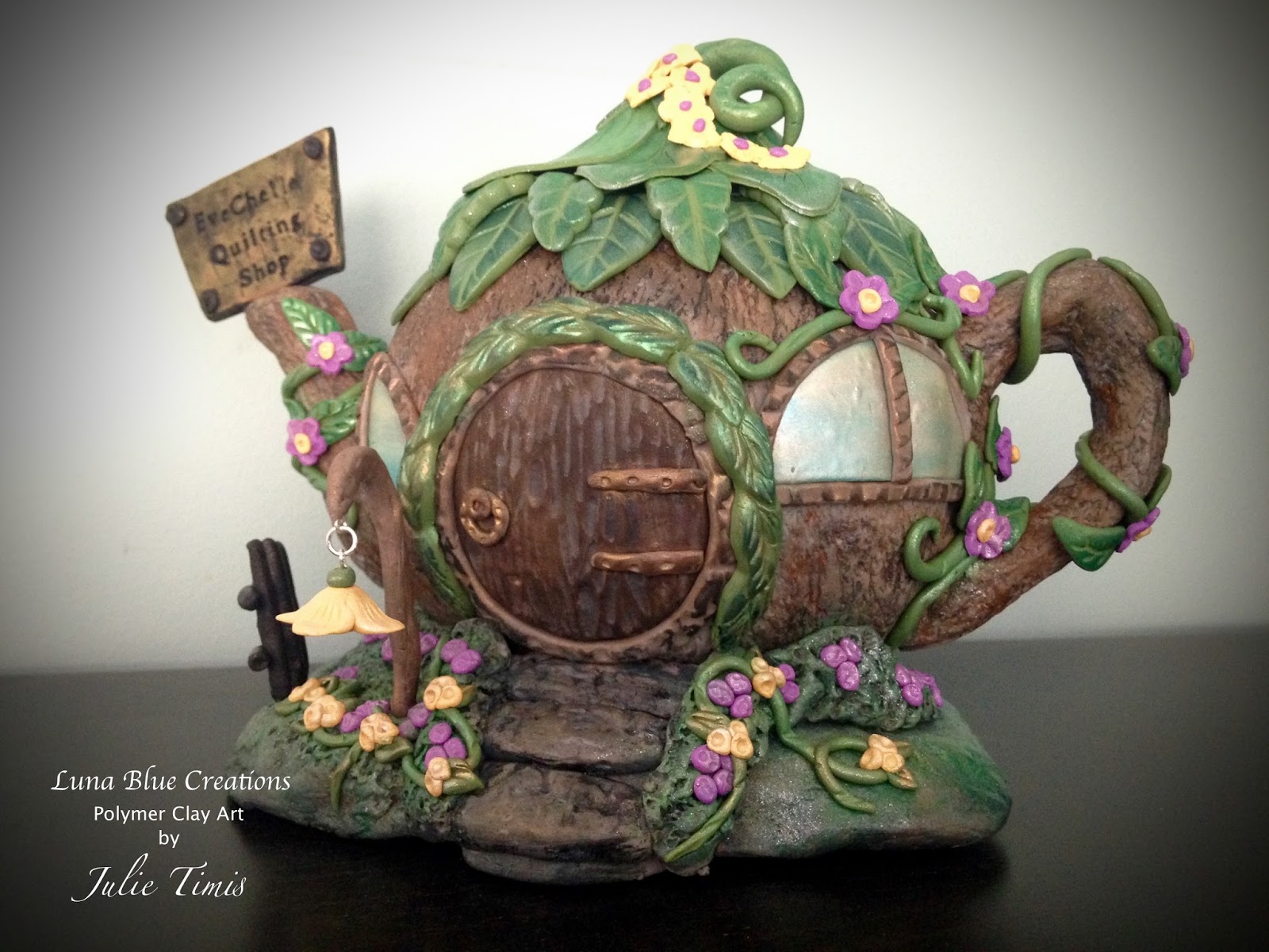 Fairy Garden Teapot and a Few Tips On Using Apoxie Sculpt Clay