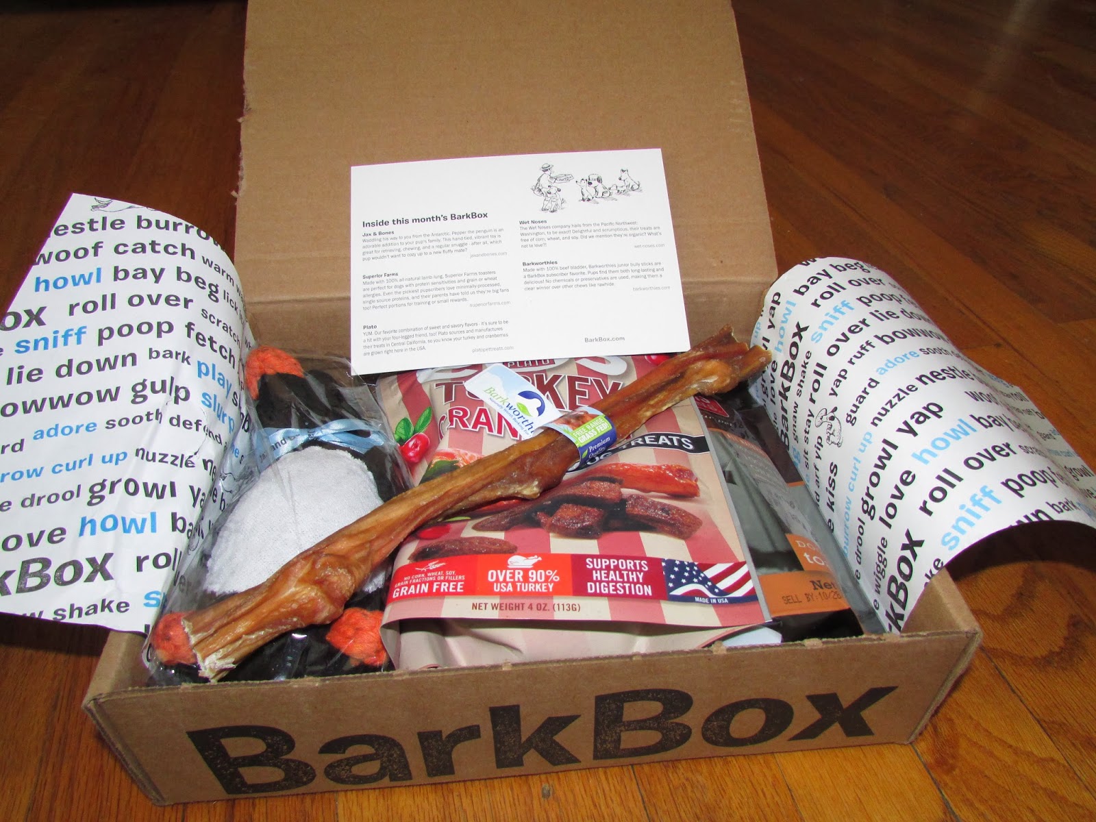 My Rotten Dogs: December 2013 BarkBox Review and $10 off coupon link.