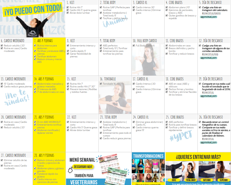 cenas saludables para bajar de peso gym virtual